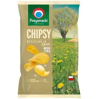 Przysnacki Chipsy masło z solą 130g