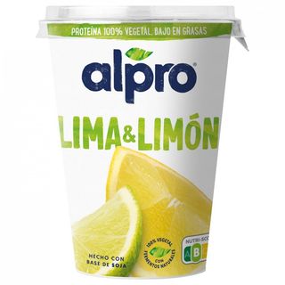 Yogur Vegetal Soja Limon Lima Alpro 400 Gr.