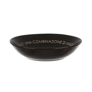 PIATTO FONDO CM 20 QUOTES NERO - HIR010276NOC