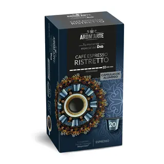 Café En Cápsulas Espresso Ristretto Arom'Arte De Dia Caja 20 Unidades