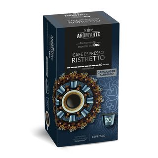 Café En Cápsulas Espresso Ristretto Arom'Arte  De Dia Caja 20 Unidades