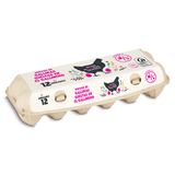 Huevos Frescos De Gallinas Criadas En Suelo Categoría A Clase M/L Dia Bandeja 12 Unidades