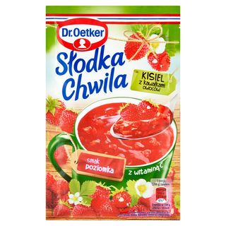 Dr. Oetker - Kisiel z dod. wit. C.o smaku poziomkowym - 31 g