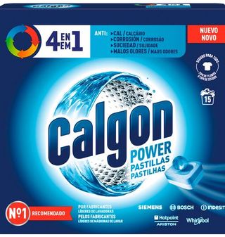 Limpia Máquina Calgon Antical Lavadora Pastillas 15 Uds.