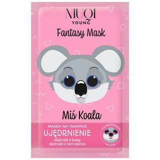 Niuqi Young Maska na tkaninie Miś Koala, 1 szt.