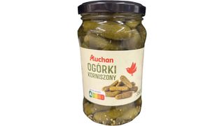 Auchan - Ogórki korniszony - 350 g