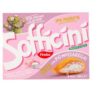 Sofficini Findus 4 Sofficini Prosciutto Cotto Più Mozzarella 250 g - 8057018224999