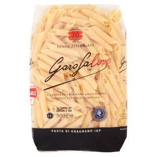 Garofalo Penne Ziti Rigate 70 Pasta di Gragnano IGP 500 g - 8000139007071