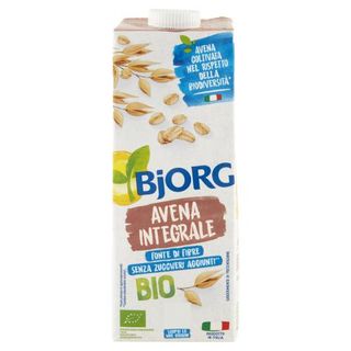 Bjorg Avena Integrale Bevanda Vegetale Biologica, Senza Zuccheri Aggiunti, Prodotto In Italia, 1L - 503220