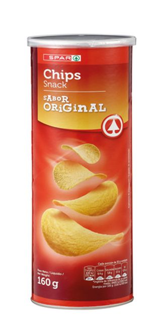 Chips Spar Original 160Gr