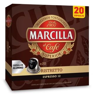 Marcilla Capsulas De Cafe Ristreto, 20Unid