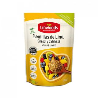 Semillas Lino-Girasol Y Calabaza Molidas Linwoods Bio Bolsa 200 Gr.