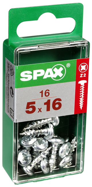 16 Paraf Red Zinc 5X16S Spax (14677376)