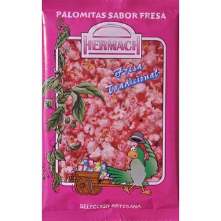 Hermach palomitas sabor fresa 100 g