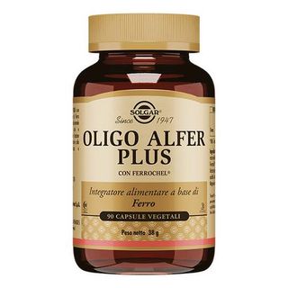 SOLGAR OLIGO ALFER PLUS FERRO 90 CAPSULE