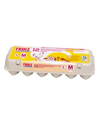 Ovos Froiz galinhas criadas no solo categoria A tamanho M dúzia