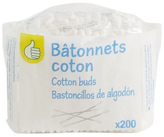 Bastoncillos Auchan Economico X200