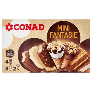 CONAD Mini Fantasie 9 gelati 300g - 8003170015937