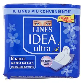 Lines Idea Ultra Notte 8 Assorbenti - 000024121