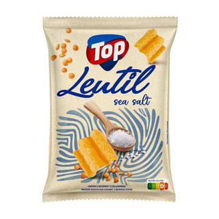 Top Lentil Chrupki z soczewicy o smaku sól morska 50 g