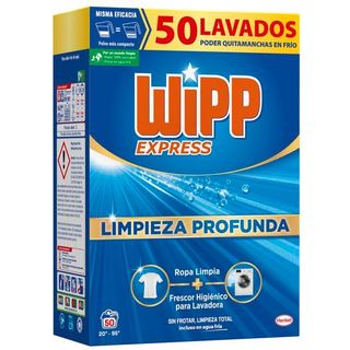 Detergente En Polvo Azul Wipp, Maleta 50 Dosis (25980988)