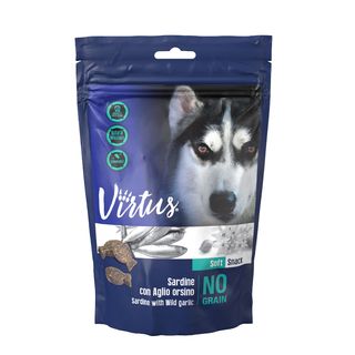 Virtus dog snack soft 150g sardine con aglio orsino