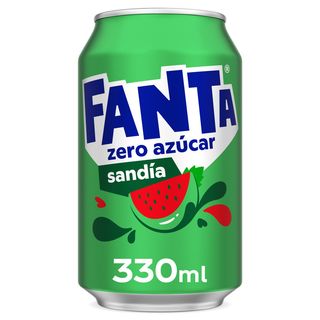 Fanta Zero Azúcares Sandía 330ml Lata
