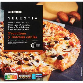 Pizza Provolone-Boletus Eroski Seleqtia, 1 Unid., 400 G (18480376)