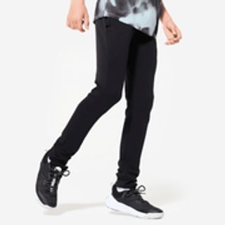 Pantalón Jogger 900 Niños Negro Mixto Algodón Transpirable.151 160cm12 13A Negro