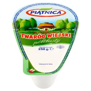 Piątnica Twaróg wiejski półtłusty 250 g