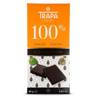Chocolate Negro 100% Cacao Trapa 80 G