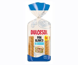 Pan De Molde Blanco Dulcesol 395 G