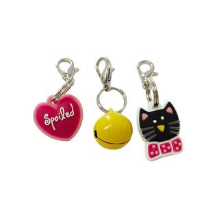 Gotoo Conjunto de chapas rosas para gatos