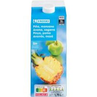 Bebida De Piña Sin Azúcar Eroski Brik 1,75 L. (23087422)