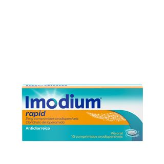Imodium Rapid 2 mg comprimido orodispersível
cloridrato de loperamida