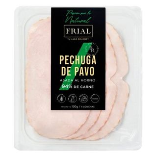 Pechuga De Pavo Frial Asada Al Horno En Lonchas Finas 100 G
