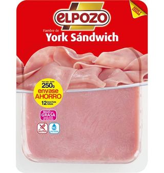 Fiambre Elpozo York Lonchas 250 G