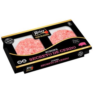 Burger Meat Cerdo Con Secreto Roler 2X120G Bja 240 G