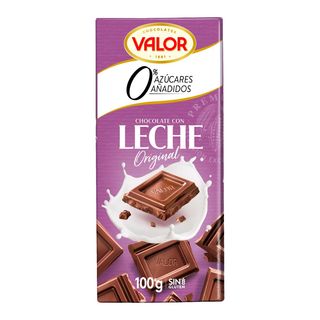 Chocolate Leche S/Azucar Valor 100 G
