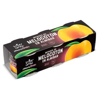 Melocotón En Almíbar Dia Fruticampo Lata 3 X 115 G
