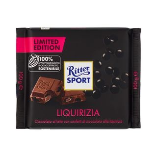 RITTER SPORT LAT.C/LIQUIRIZIA GR.100X12 C6204