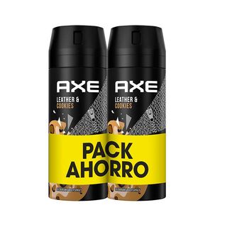 Desodorante Masculino Leather Axe, Pack 2X150 Ml. (8710522929865)