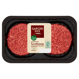 SAPORI & IDEE CONAD Percorso Qualità Hamburger di Scottona benessere 2 x 80 g - 8003170085657