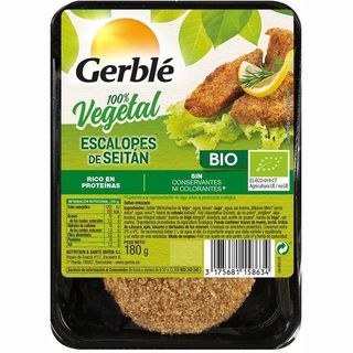 Seitán Rebozado En Filetes Gerblé Bio, Bandeja 180 Gr. (17847377)