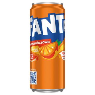Fanta - Napój gazowany o smaku pomarańczowym - 330 ml