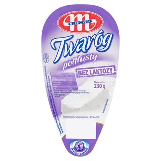 Mlekovita Twaróg półtłusty bez laktozy 230 g