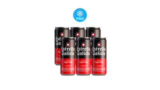 Pack 6 Cerveza Estrella Galicia Lata 6 X (33 Cl)