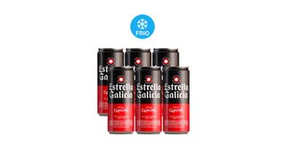 Pack 6 Cerveza Estrella Galicia Lata 6 X (33 Cl)