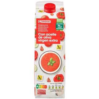 Gazpacho Tradicional Eroski, Brik 1 Litro (5084348)