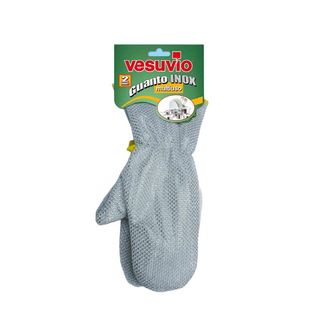 Spugna Vesuvio Guanto Inox 2Pz